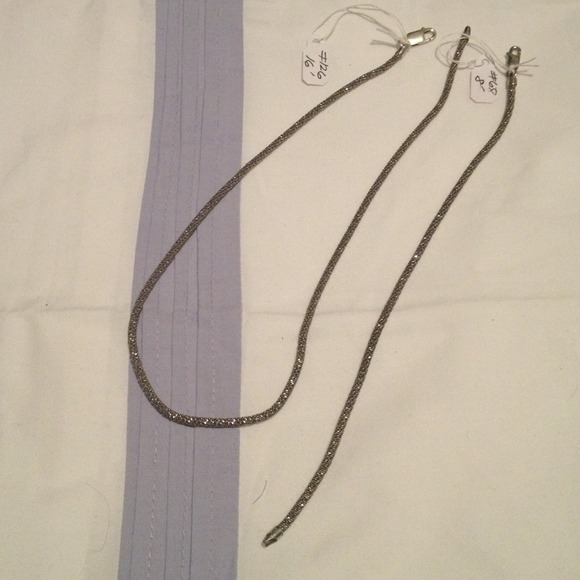 .925 Oxide Sterling silver (Italian)