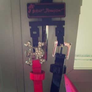 Betsey johnson set of 2 slim belts