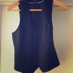 Black Menswear Vest