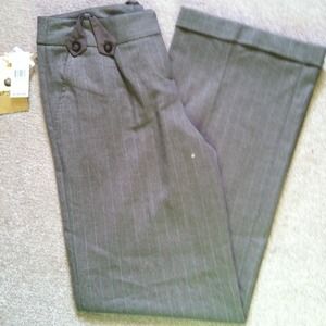 SOLD!! Tan pinstripe trouser