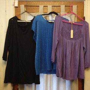 SOLD!!! Bundle on 2 new tops! Blue one sold!!!