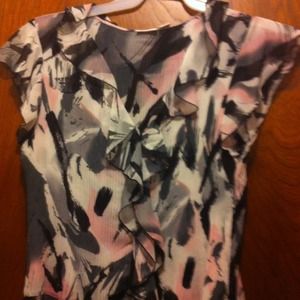 Sheer top. Size Large.