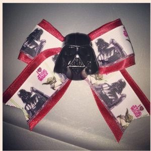 Star Wars Darth Vader hair bow