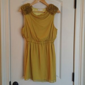 Mustard yellow dress