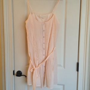 Francesca's Tie & Pleat Dress