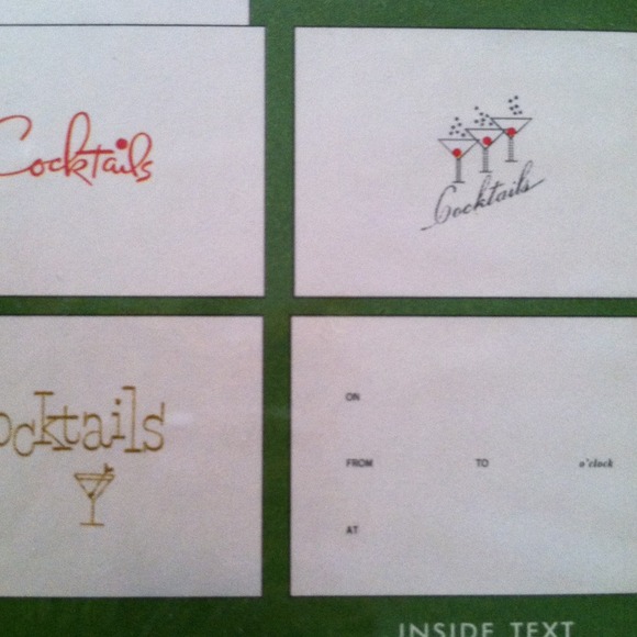 🎉🎉Authentic Kate Spade Cocktail Invitations🎉🎉 - Picture 4 of 4