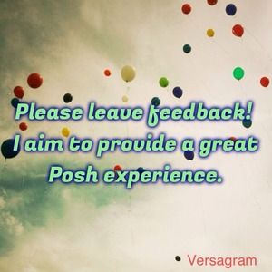 Please leave feedback. Thanks so much.
