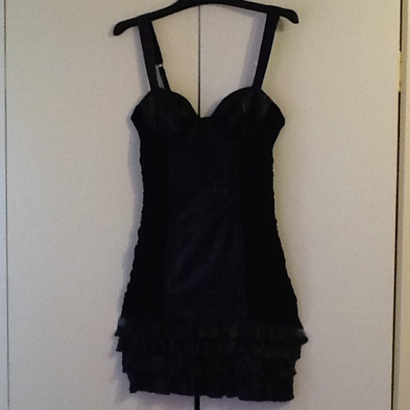 Metallic Black Dress