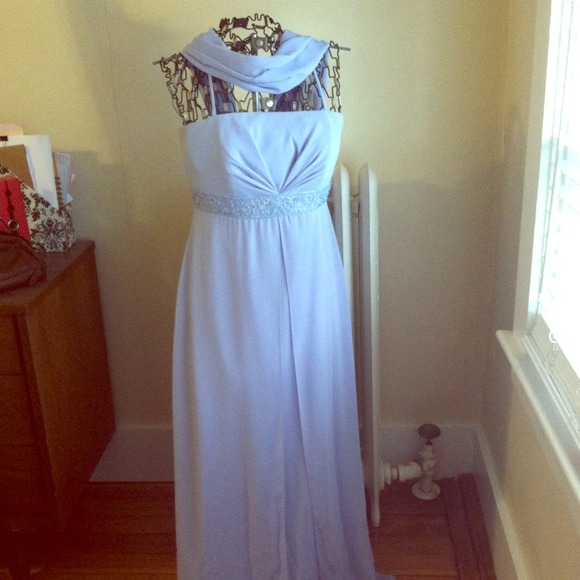 Periwinkle Chiffon Gown