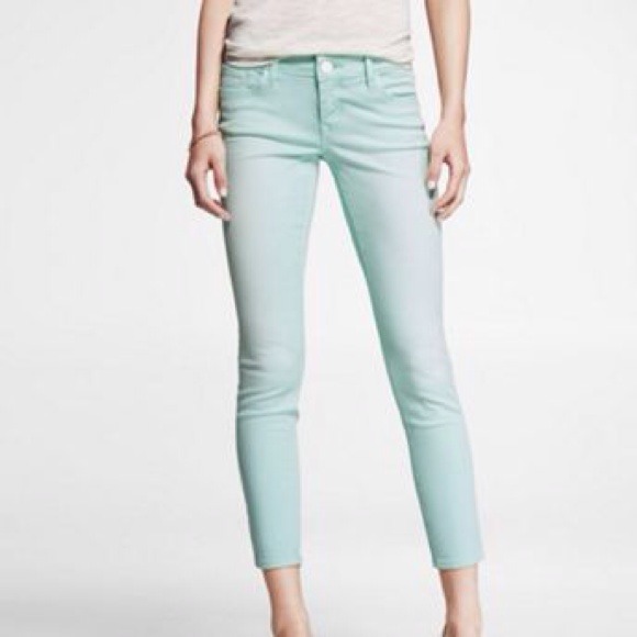 *SOLD*Express Stella Faded Ankle Jean Legging sz 2