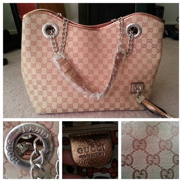 RESERVED For ANNYJA Tote designer Bag. Brown/gold
