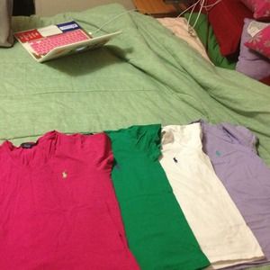 V-neck Ralph Lauren shirts