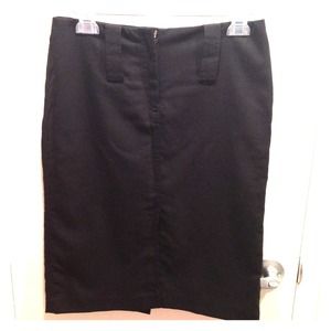 Elegant Black Express Stretch Skirt