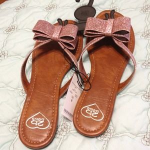 2b bebe sandals and cheetah scarf