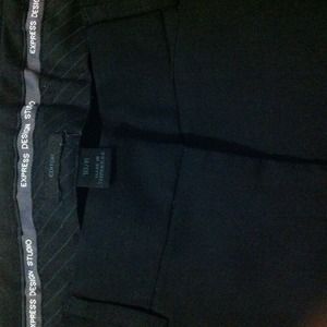 Black express editor slacks.