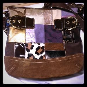 🌟REDUCED🌟Authentic Coach Patchwork Hobo!