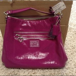 Authentic Hot pink Coach Purse