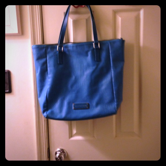 Blue handbag