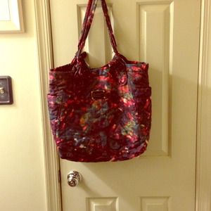 Multi colored handbag