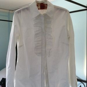 White button down