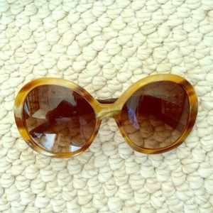 Tan & Pearl Chanel sunglasses