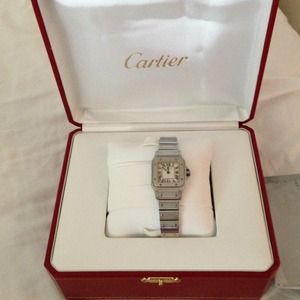REDUCED 💯% AUTHENTIC ✔Cartier santos watch.