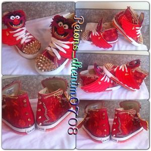 Custom Converse new never wore