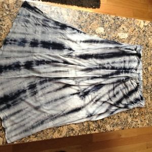 Apt 9, Strapless Gray & Black Swimsuit Coverup