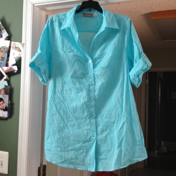 Croft & Barrow Blue Swimsuit Coverup