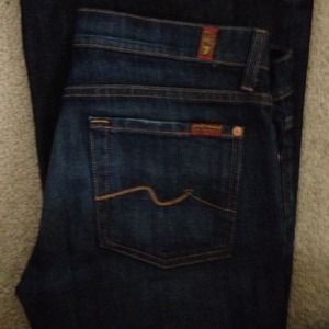 7 For All Mankind bootcut jeans.