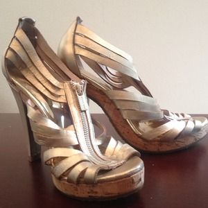Michael Kors Gold Heels