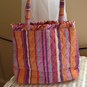 Striped Vera Bradley purse