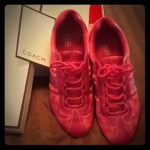 Fuchsia COACH shoes AUTHENTIC