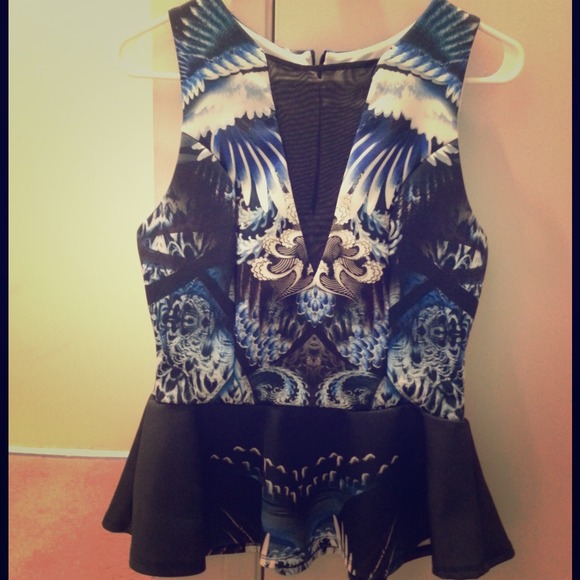 Peplum top.