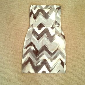 Banana republic strapless linen dress