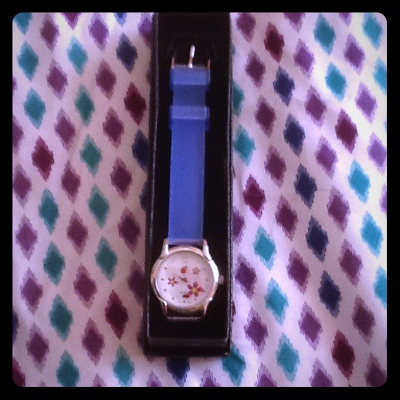 Blue ladybug watch
