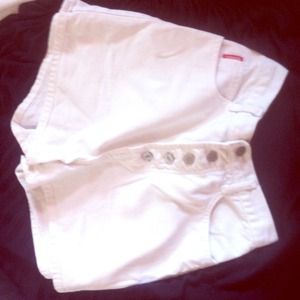 🚫Hold🚫High waisted vintage white shorts