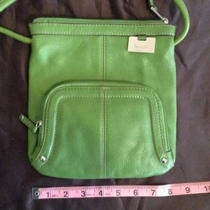 Leather handbag