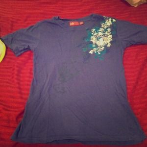 ✂REDUCED✂Blue Puma italia tee shirt top size small