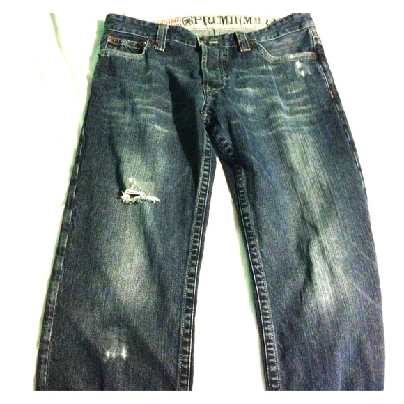 Mossimo Supply Co. Dark Wash Men's Jeans, 32w 32l