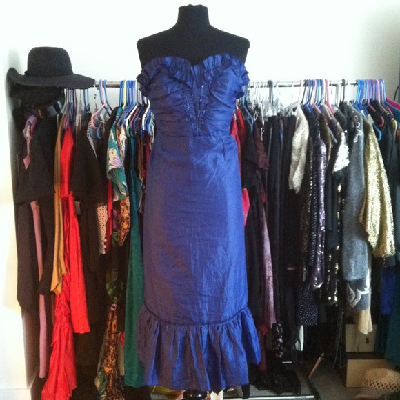 SOLD Vintage Fun Prom Dress Made in England