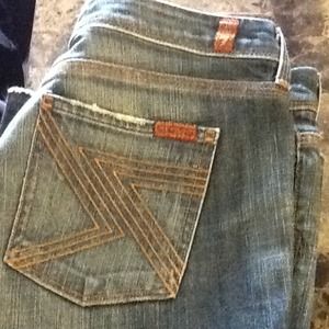 Seven for all mankind 7 pocket jeans