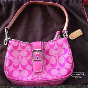 Coach Signature Small Flap Hobo