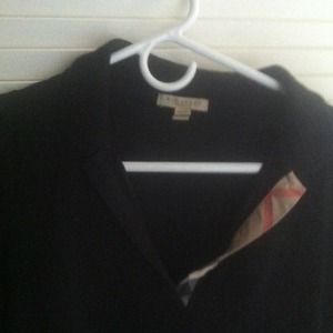 Burberry black polo shirt L