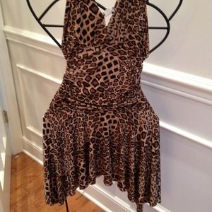 Leopard print dress