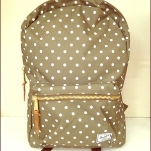 Polka Dot Herschel Settlement Backpack NWT