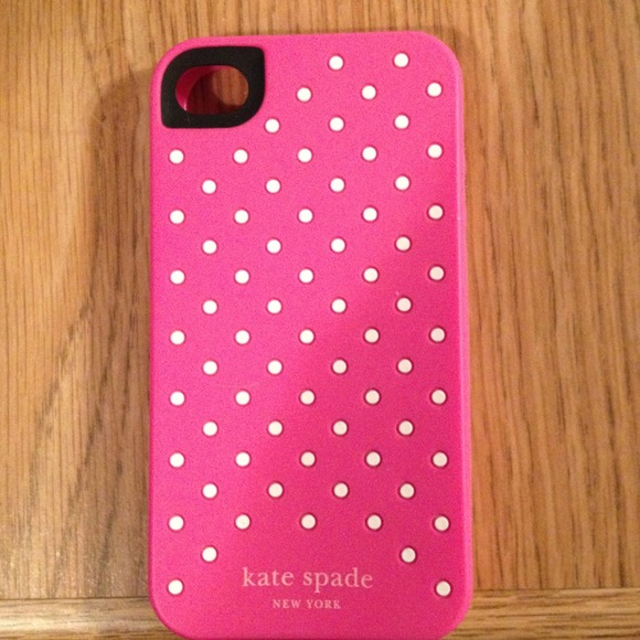 Silicone Kate spade iPhone 4 case.