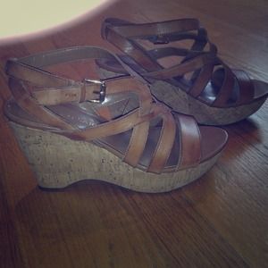 New! never worn! Summer wedge sandal!