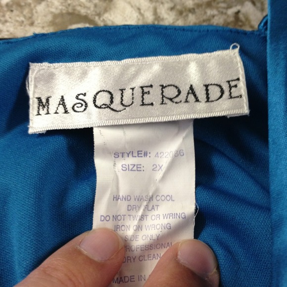 Electric royal blue cocktail dress. - Picture 3 of 4