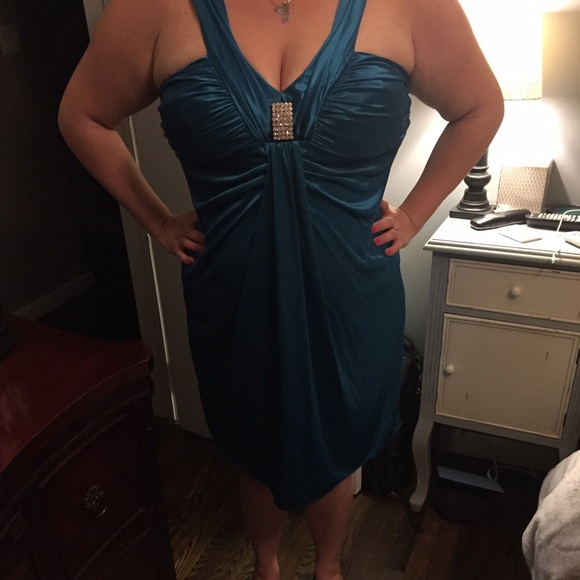 Electric royal blue cocktail dress. - Picture 4 of 4